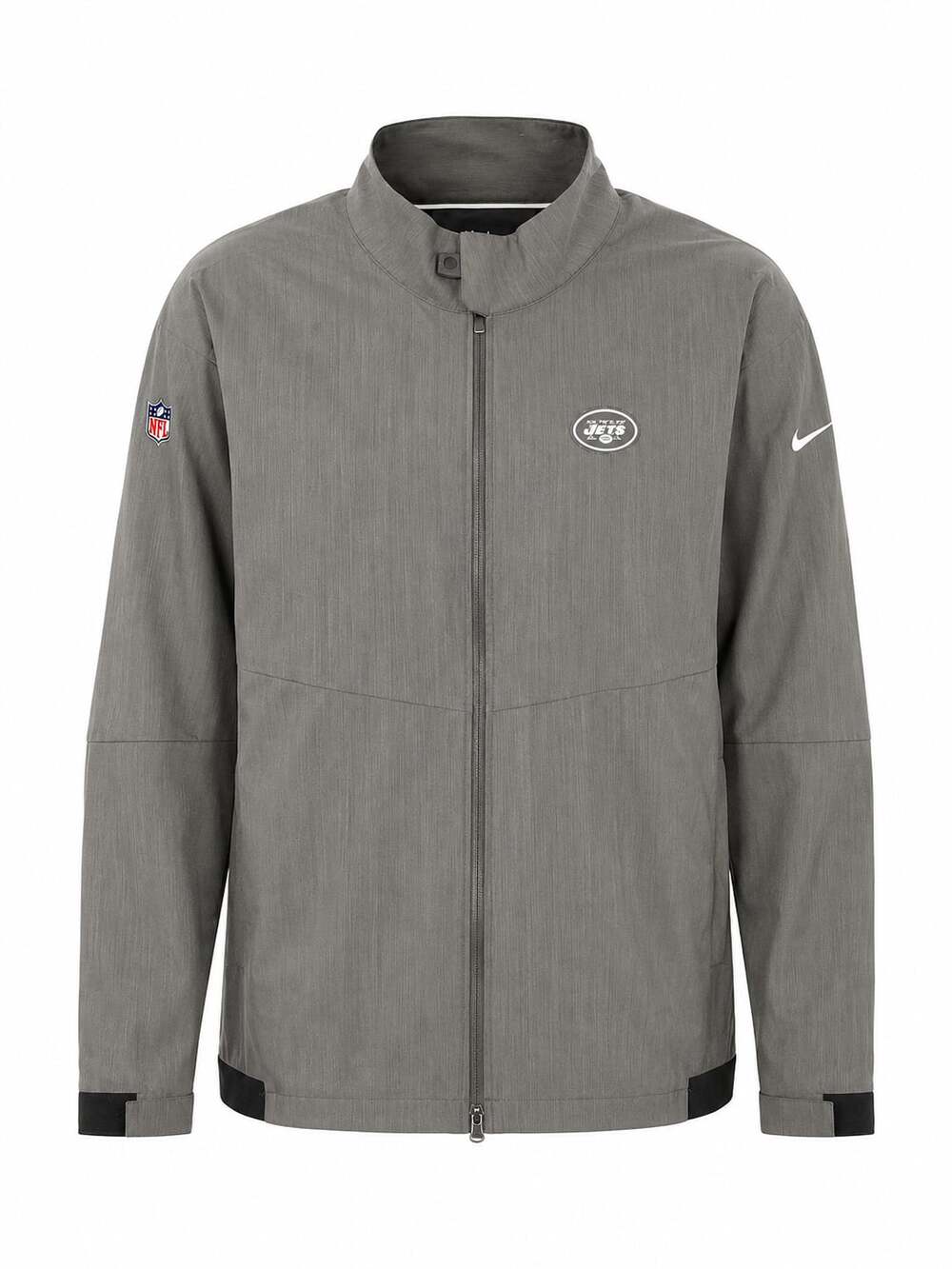 Nike New York Jets NFL On Field Full Zip Jacket Gray Mens XXL